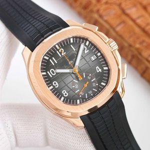 Elegancki sportowy chronograf zegarki PETA P 5968 Chronograph Orange Pasp Designer Luksusowy styl 2p Choser