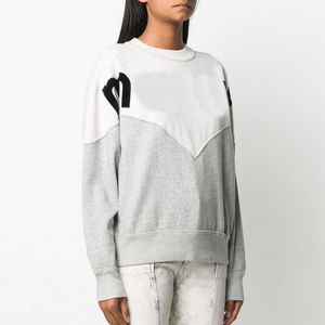 2024 Isabel Marant Women Designer Pullover Sweatshirt خطاب أزياء غير رسمي جولة رقبة هوديي متعدد الاستخدامات سترة دافئة