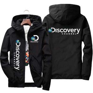 Spring Channel Discovery Coats Gedruckte Herren Street Fashion Jacke Frachtsexpedition Studie gelernt Windbreaker