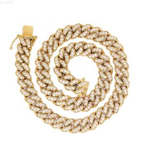 Zuanfa Wholesale Hip Hop 316l Stainless Steel Iced Out Cz Diamond Cuban Link Chain