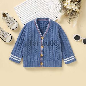 Pullover Baby Swater Knitting Newborn Boy Chlidren Blue Cardigan Long Maniche Autumn Fashion Solid Girl Girl Abbigliamento Caldo Tops Outwear X0818