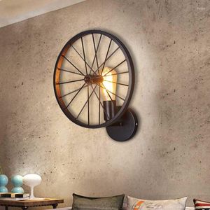 Lampada a parete Vintage Ameican Country Industrial Personalmente veicoli a soppalco Iron Iron EDISON SCONCE BAR RISTATORE DEI DECIFICA