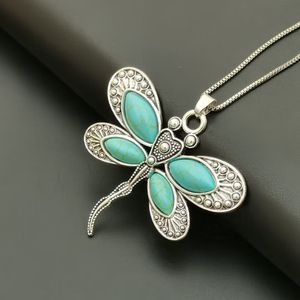 5PCS stop alloy Retro Dragonfly Naszyjnik dla mężczyzn Kobiet Jewelr Prezent A-803D