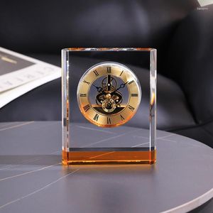 Orologi da tavolo moderno desktop di lusso grande soggiorno domestico ufficio creativo adornos para el hogar retro decorazioni qf50tc