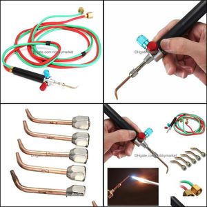 Andere 5 Tipps in Box Micro Mini Gas Little Torch Welding Lötkit Kupfer und Aluminiumschmuck Reparaturwerkzeuge Drop -Lieferung Strophen -EQ otnyr