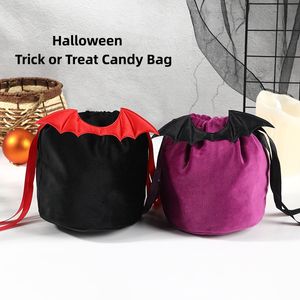 Halloween bolsa de doce açúcar de açúcar de páscoa bola de presente saco de veludo bastre