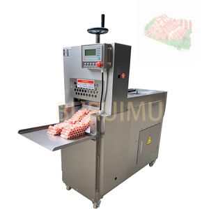 Commercial Electric Lamb Beef Slicer Freezing Meat Cutting Machine Cnc Double Cut Mutton Roll Machine