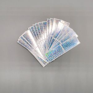 Diğer dekoratif çıkartmalar 500pcs Çıkarma Çıkarmaları1Inchx2inch Küçük Dot Lazer Renk Metalik Hologram Oyun Düğün Kartı 230818