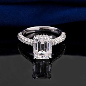 Bons anéis de preço para mulheres 925 Sterling Silver Diamond Moissanite Noivado Anéis