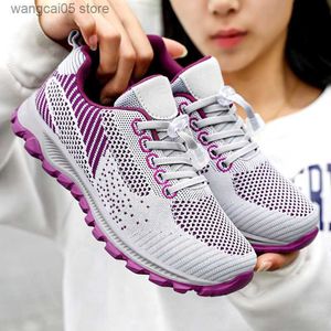 Klänningskor lätt andningsbara mäns löpskor kvinnor som inte är halkig jogging promenader avslappnade sneakers bekväma mjuka dagliga äldre skor T230818
