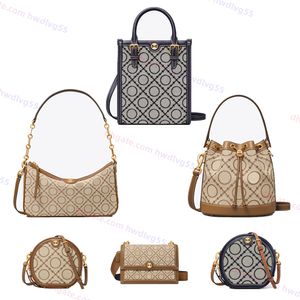 2024 Kobiety Projektanci mody torby na ramię w torbie Crossbody Łańcuchowe torba sprzęgła skórzana skórzana portfel z torbą Jacquard torebki Messenger