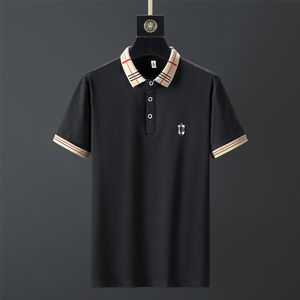 Herren Polos 100% Baumwolle atmungsaktive Marke Polo -Shirts Herrenkleidung Sommertops Kurzarm lässig Cotton Luxus -Qualität Modekleidung 230817