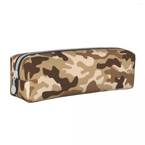 Militar Camuflagem Lápis Case Abstrato do Exército Camar Sacos de caneta estudante Estudante de armazenamento Office Lápisos Cosméticos Lápisos