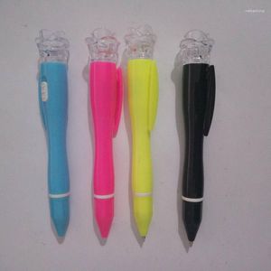 Rose LED Light Ballponit Pen Pen Premere le forniture per ufficio scolastico