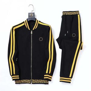 Buy New Products Men's Casual Zipper Tracksuit SweatShirt Casual Suit Men's and Women's Tracksuit Coat Men's Designer Jacket Tracksuit Pants Jogging Pants Size M-3XL