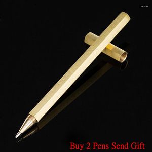 Selling Full Metal Brass Business Men Roller Ballpoint Pen Office Executive Signature Gift Buy 2 Send