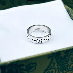 Designer Band Rings Letter G Logo Silver Wedding Ring Luxury Man Women Fashion Metal Metal Ggity Rings 67