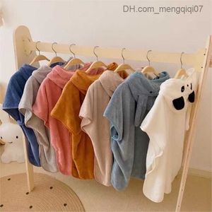 Handelsrockar Baby Clothing Cartoon Hoodie Rabbit Cape Girl Boy Pyjamas Bath Thandduk Barnens mjuka badrum Pyjamas Barnkläder Z230819