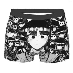 Underbyxor humor boxare shorts trosor män Komi Shouko San kan inte kommunicera underkläder som är andningsbara för manliga S-XXL