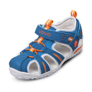 Çocuk Tasarımcı Ayakkabı Uovo Marka 2023 Yaz Plajı Ayakkabı Çocukları Kapalı Toe Toddler Sandalet Çocuklar Moda Tasarımcı Ayakkabı Erkekler ve Kızlar İçin
