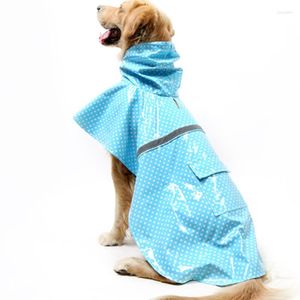 Hundkläder Foonaa Raincoat Reflection Strip andningsbar vattentät slitbesparing med Snack Bag FA001