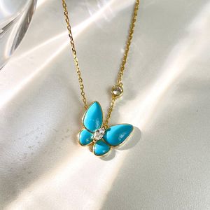 Elegant Butterfly-shaped Bracelets Necklaces Earrings Fashion Woman Girls Chain Wedding Clone Bracelets Necklaces Special Design Jewelry with Gift box