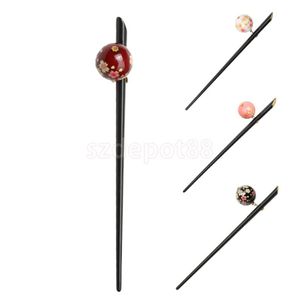 Hair Accessories Elegant Acrylic Sakura Decoration Hairpin Stick Japanese Kanzashi Geisha Accessory Kimono Dress Drop Delivery Product Dhhwd