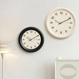 Wall Clocks Minimalist Clock Hanging Bedroom Simple Battery Operated Round Watches Modern Silent Living Room Reloj Pared Home Decor