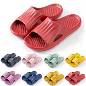 Icke-vars tofflor Fashion Shoes Women Mens Red Yellow Green Pink Purple Blue Men Slipper Badrum Wading Shoe 36-45542