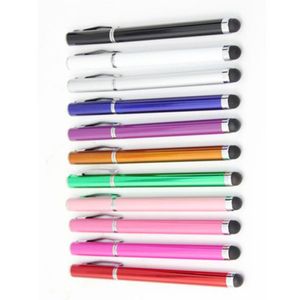 2 in 1 Ballpoint Pen with Stylus Touch Screen Pen for Mobile Phone Tablet PC Capacitive Screen Pencil