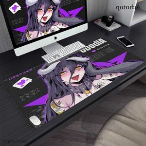 Mauspads Handgelenk süße Gaming Maus -Pad -Anime Großer Computer Mousepad Geschwindigkeit 900x400mm Overlock Edge Cool Keyboard Schreibtisch Mäuse Matte R230818