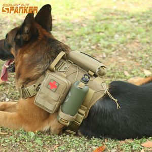 Dog Apparel EXCELLENT ELITE SPANKER Training Pet Harness Vet Suit with 2 Pouches and Kettle Bag Outdoor Supplies 230817