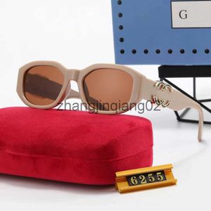 Tasarımcı G G Güneş Gözlüğü Döngüsü Lüks Moda Markası Polarize Gu Sunglass Erkekler için Kadınlar Vintage Beyzbol Plajı Sporları Sürüş Yeni Bej Güneş Gözlükleri