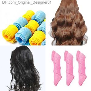 12/18 pieces of curlers non heat curlers headband curlers sleep soft wave formers non heat curling models Z230819