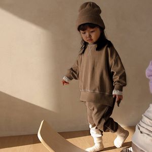 Set di abbigliamento per bambini all'ingrosso abiti per bambini abiti da gigante caldo con cappuccio in pile felpa con cappuccio per la felpa per boy inverno