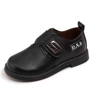 Sneakers Kids Leather Shoes for Boys Wedding School Show Flats Shoes Classic Children Black Loafer Moccasins Fashion British Style Spring J230818