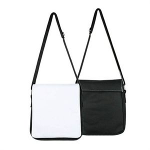 Sublimering tom axelväska polyester canvas crossbody med bulk för anpassade personliga gåvor multifunktion FY4653 SS0207