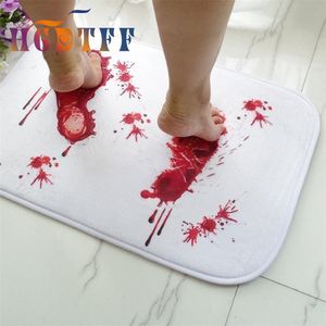 Inne imprezy imprezowe Halloween Dekoracja Horror Blood Bathmat Foot Pad Strach przed Krwawą Mat Bath Bath Bath Mat Non-Slip Home Dekoracja 230817