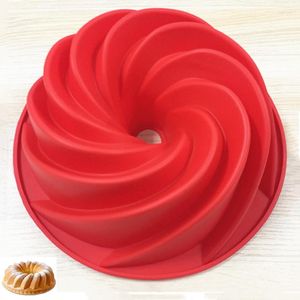 Baking Moulds Large 9 Inch Chiffon Cake Mold Gear Plate Silicone Birthday Celebration Party Tool Decorating Tools