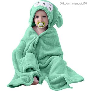 Towels Robes Christmas Elk Baby Bathroom Flannel Cloak Cartoon Boys and Girls Super Soft Hooded Spa Velvet Robe Bath Towel Baby Shower Gift Z230819