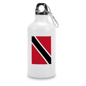 Vattenflaskor DIY Bottle Trinidad Flag MINI kjolklänning Sport Aluminium Milk Cups Vakuum Rolig grafisk humor vattenkokare