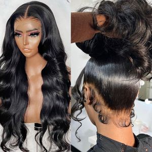 360 Cabelo de peruca de renda total Pré -arranhado brasileiro 30 polegadas 13x4 HD Lace Frontal Wig Wig Wig Lace Front Wigs para mulheres negras