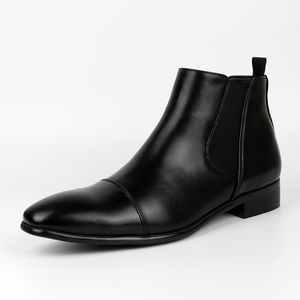 Güvenlik Ayakkabıları Erkekler Klasik Retro Chelsea Botlar Erkekler İngiliz Deri Ayak Bileği Önyükleme Erkek Günlük Kısa Yüksek Üstü Artı Boyutlar 230816