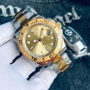 Mens Watch Rubber Band Rose Gold Automatisk rörelse Mekanisk klocka Vattentät rostfritt stål Watch Master Men's Watch Designer Watch High Quality-15