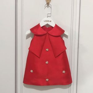 Abiti da ragazza Abito Flower Dress per bambini abiti da battesimo di compleanno per bambini abiti da fiocco in pizzo elegante ragazza boutique indossare abiti 230818