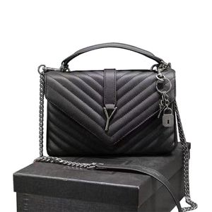 Дизайнерский кошелек женский цепной сумочка Loulou Tote Bag Luxurys Puffer Crossbody Bags Topdesigners141 Рождественский подарок