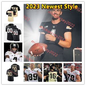 Karta Hudson Purdue Football Jersey Joe Anderson Brady Allen Cole Brevard Nic Caraway Joe Strickland Michael Alaimo Custom Szygowane koszulki Purdue Boilermakers