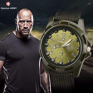 Zegarek zegarek wojskowy Mężczyźni Gemius Army Sport Nylon Nylon Band Male Clock Reloj Hombre Relogio Masculino