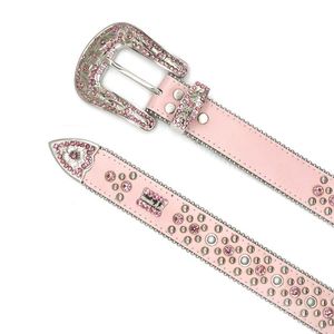 317 Diamond Belt Bb Bling Studded Simon Fashion Crystal Casual Woman Leather Designer for Man Lady Belts Mens Wide 3.8cm Rock S Rhineston s