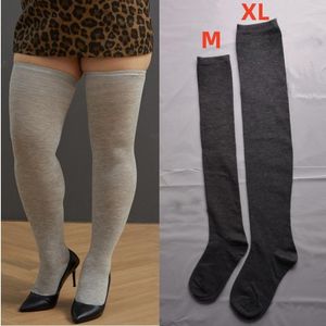 Women Socks Plus Size Thigh High Plump Over Knee Stocking Oversized For